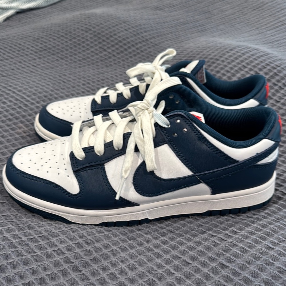 Nike White and Blue Sneakers for Everyday Comfort Dunk low valerian blue
No box
